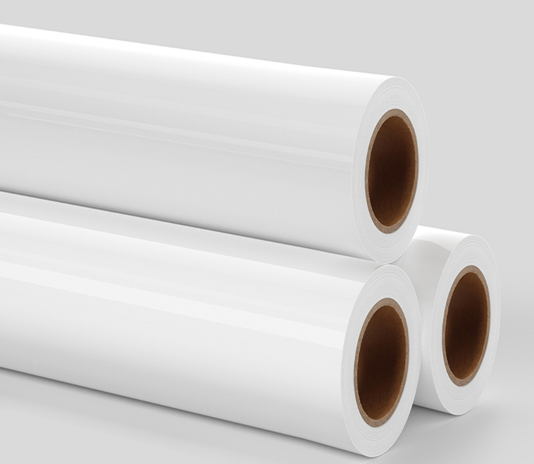 Film-based self-adhesive label materials