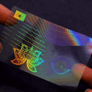 Custom 3D Logo Hologram Foil Security Label