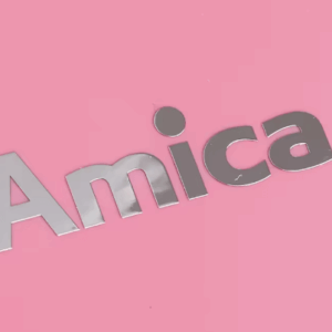 Gold Foil Brand Logo Decal