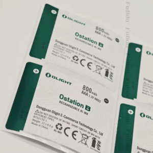 Clear PVC Holographic UV Label