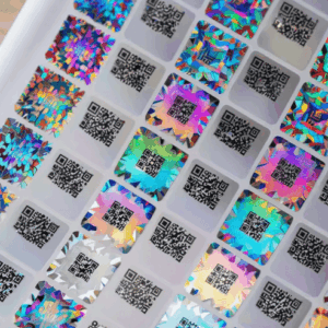 Tamper-Proof Holographic QR Stickers