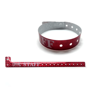 Vinyl Snap Lock Disposable Wristbands