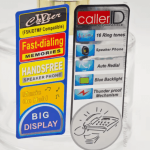 Die Cut PVC Logo Name Paper Sticker