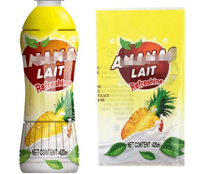 PET beverage bottle labels